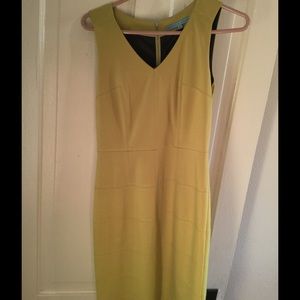 Classy yellow/green Antonio Melani dress